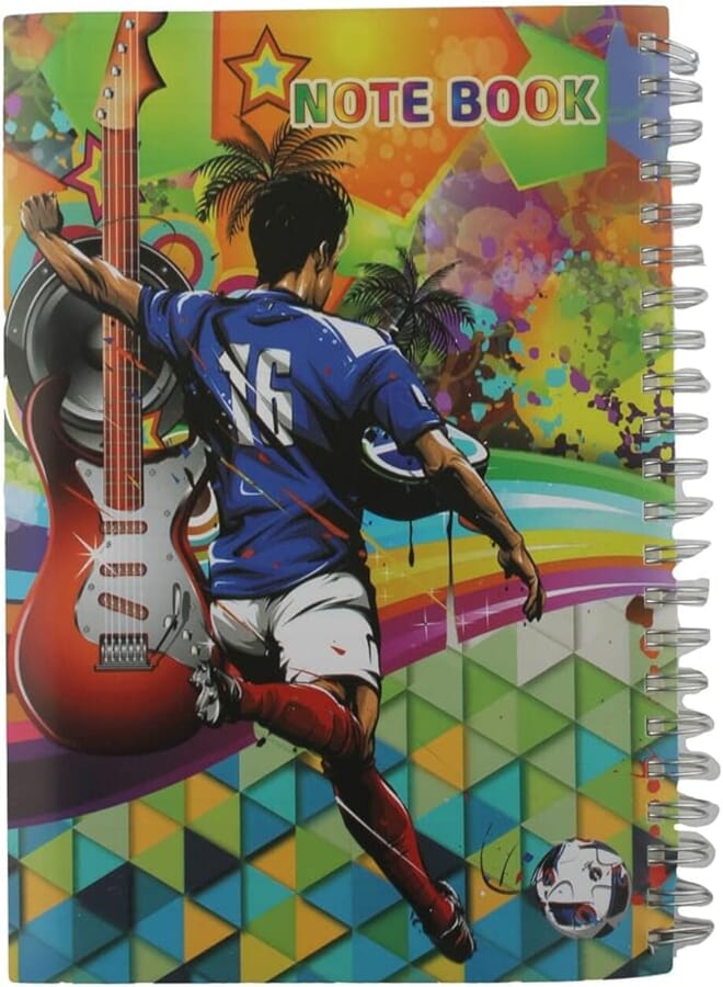32295 Spiral Notebook 240 Sheets - Multi Color